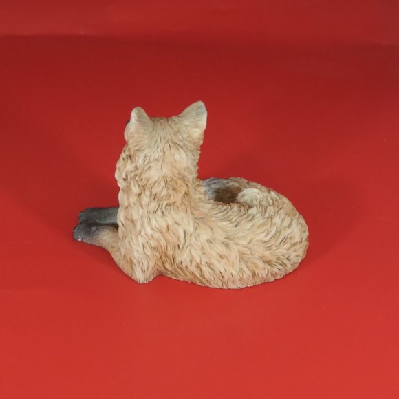 Vintage CASTAGNA Red Fox Figurine 1988 Made in Italy Alabaster Forest Animal - Picture 4 of 9
